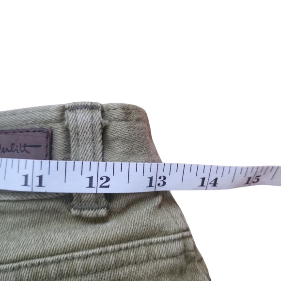 Gloria Vanderbilt Amanda Jeans Size 10  Green High Waist 90s Short Waist 13" - Picture 7 of 7